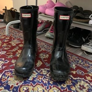 Black Mid Calf Hunter Boots